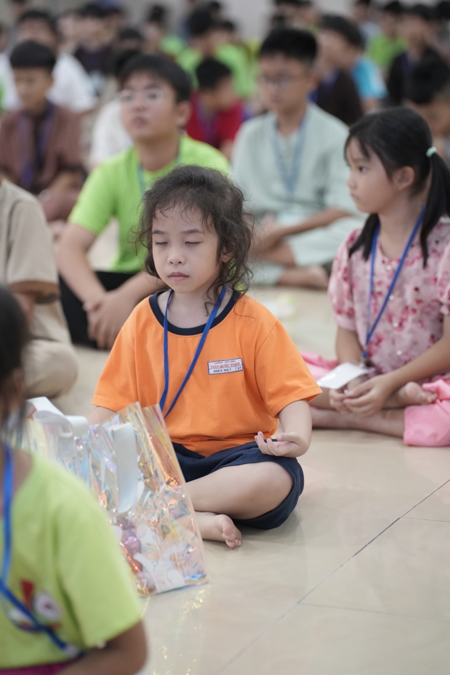 Khoá tu thiếu nhi “Em Về Bên Phật” Lần thứ 74.