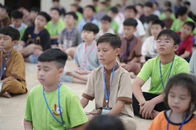 Khoá tu thiếu nhi “Em Về Bên Phật” Lần thứ 74.