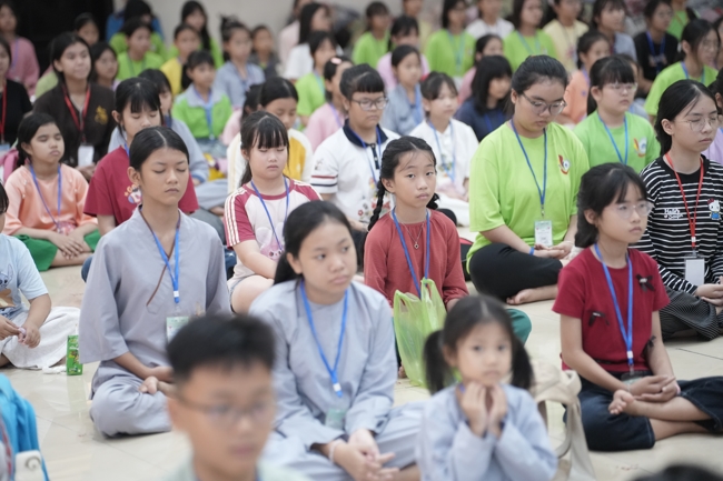 Khoá tu thiếu nhi “Em Về Bên Phật” Lần thứ 74.