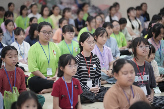 Khoá tu thiếu nhi “Em Về Bên Phật” Lần thứ 74.