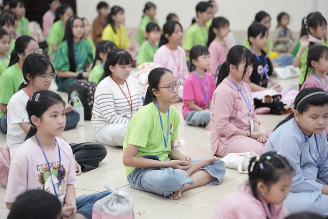 Khoá tu thiếu nhi “Em Về Bên Phật” Lần thứ 74.