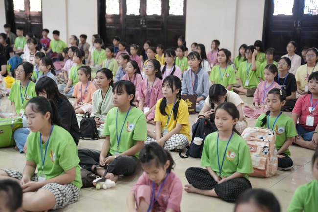 Khoá tu thiếu nhi “Em Về Bên Phật” Lần thứ 74.