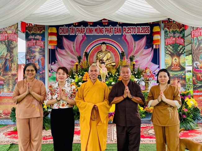 Chùa Tây Pháp (Tây Ninh): Trang nghiêm tổ chức Đại lễ Phật đản PL.2570-DL.2026.