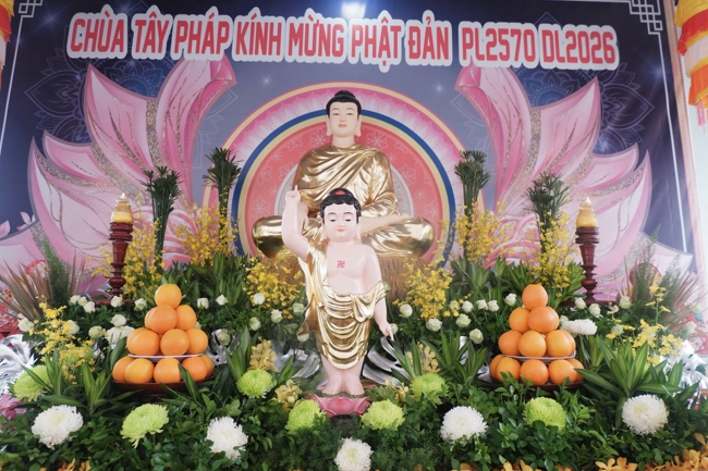 Chùa Tây Pháp (Tây Ninh): Trang nghiêm tổ chức Đại lễ Phật đản PL.2570-DL.2026.