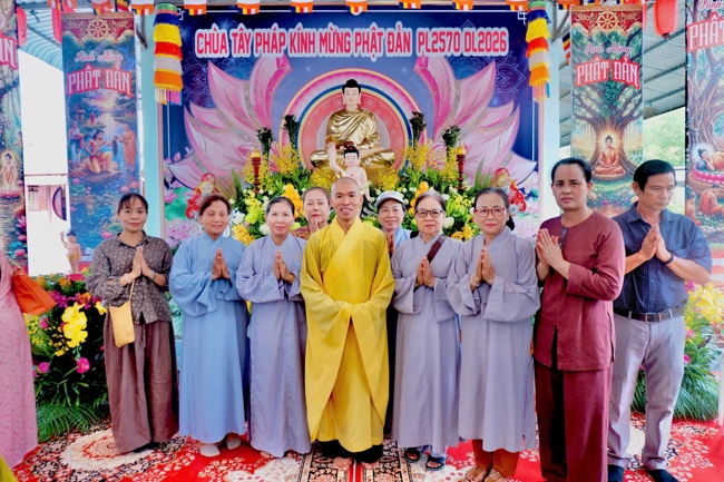Chùa Tây Pháp (Tây Ninh): Trang nghiêm tổ chức Đại lễ Phật đản PL.2570-DL.2026.