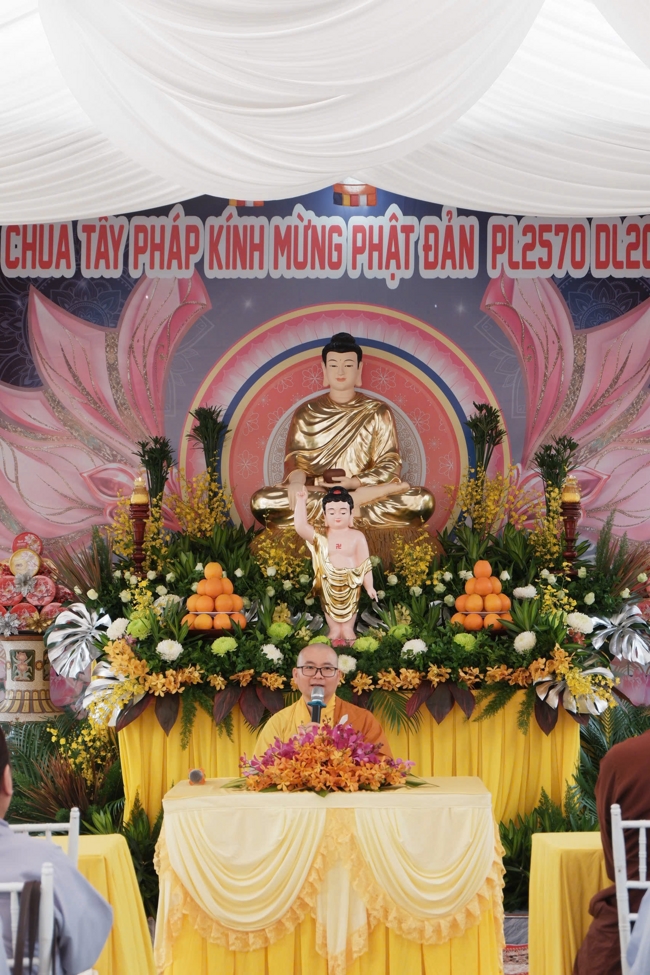 Chùa Tây Pháp (Tây Ninh): Trang nghiêm tổ chức Đại lễ Phật đản PL.2570-DL.2026.