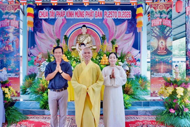 Chùa Tây Pháp (Tây Ninh): Trang nghiêm tổ chức Đại lễ Phật đản PL.2570-DL.2026.