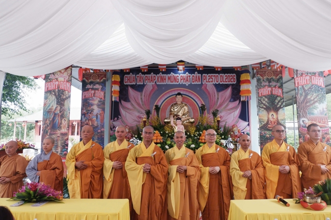 Chùa Tây Pháp (Tây Ninh): Trang nghiêm tổ chức Đại lễ Phật đản PL.2570-DL.2026.
