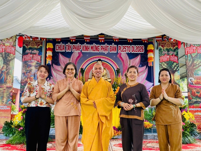 Chùa Tây Pháp (Tây Ninh): Trang nghiêm tổ chức Đại lễ Phật đản PL.2570-DL.2026.