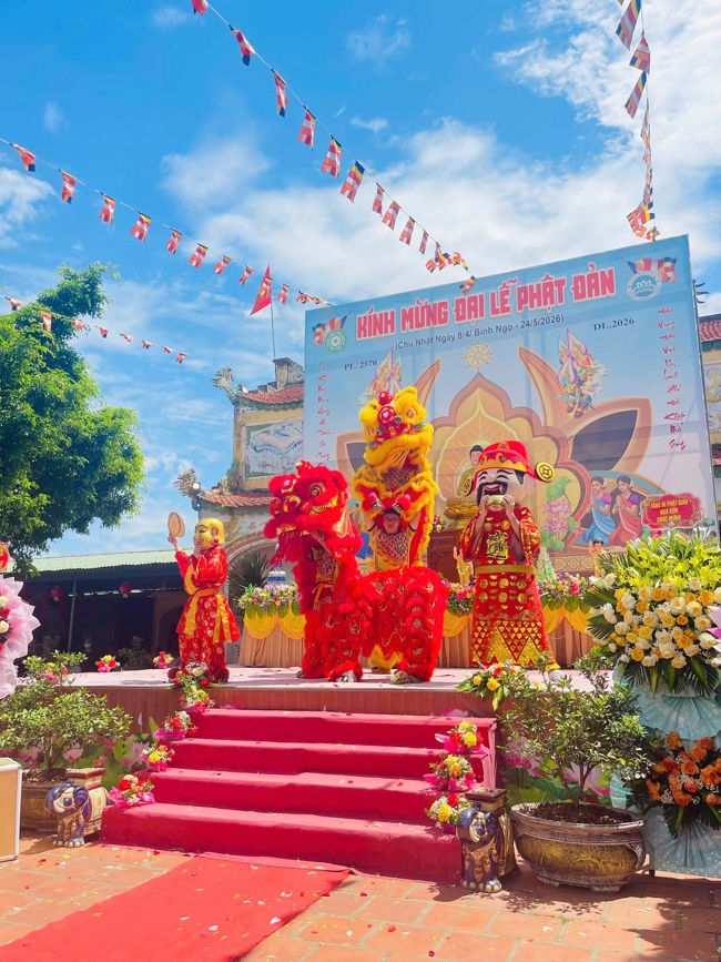 CHÙA ĐỐNG CAO (THANH HÓA): TỔ CHỨC CHƯƠNG TRÌNH ĐẠI LỄ PHẬT ĐẢN PL.2570-DL.2026.