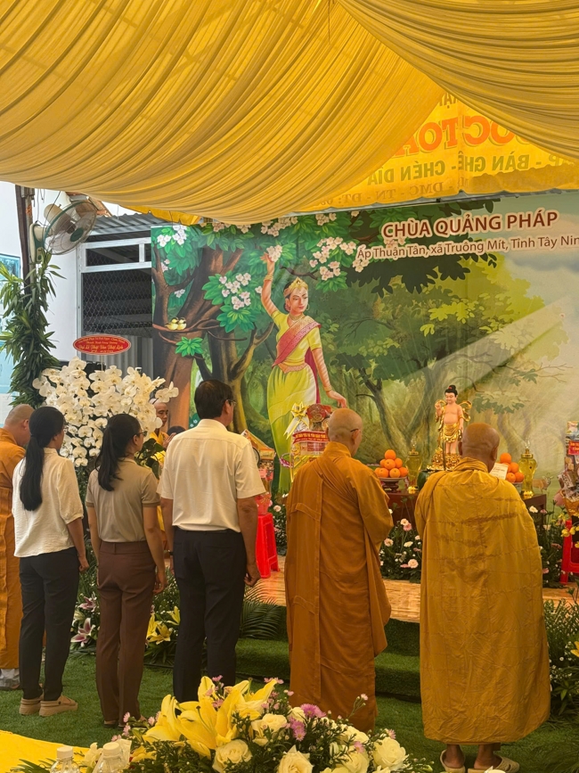 Chùa Quảng Pháp (Tây Ninh): Trang nghiêm tổ chức Đại lễ Phật đản PL.2570-DL.2026.