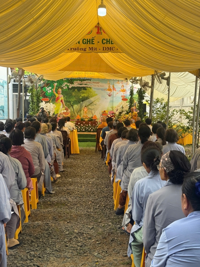 Chùa Quảng Pháp (Tây Ninh): Trang nghiêm tổ chức Đại lễ Phật đản PL.2570-DL.2026.