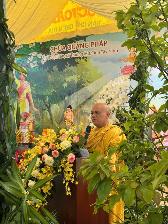 Chùa Quảng Pháp (Tây Ninh): Trang nghiêm tổ chức Đại lễ Phật đản PL.2570-DL.2026.