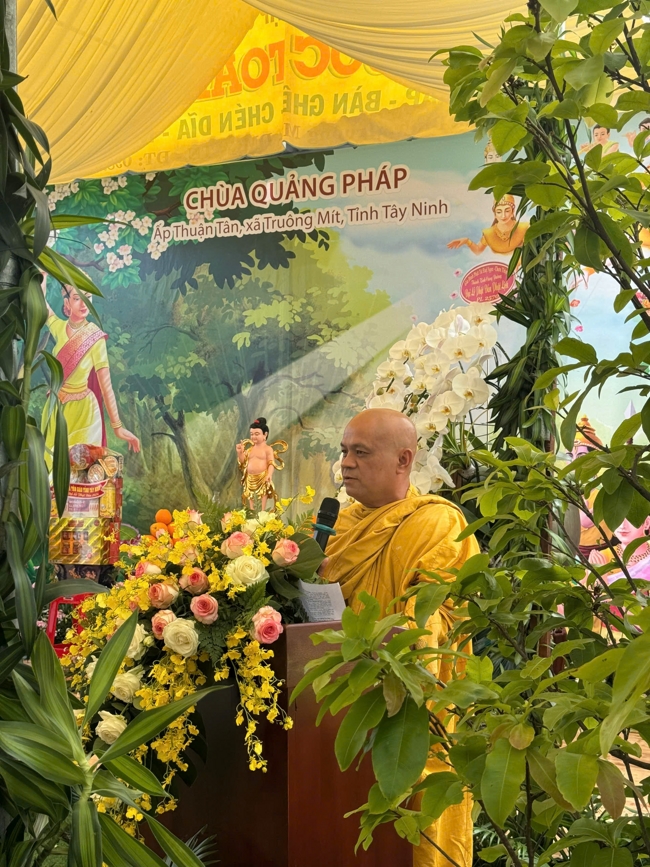Chùa Quảng Pháp (Tây Ninh): Trang nghiêm tổ chức Đại lễ Phật đản PL.2570-DL.2026.