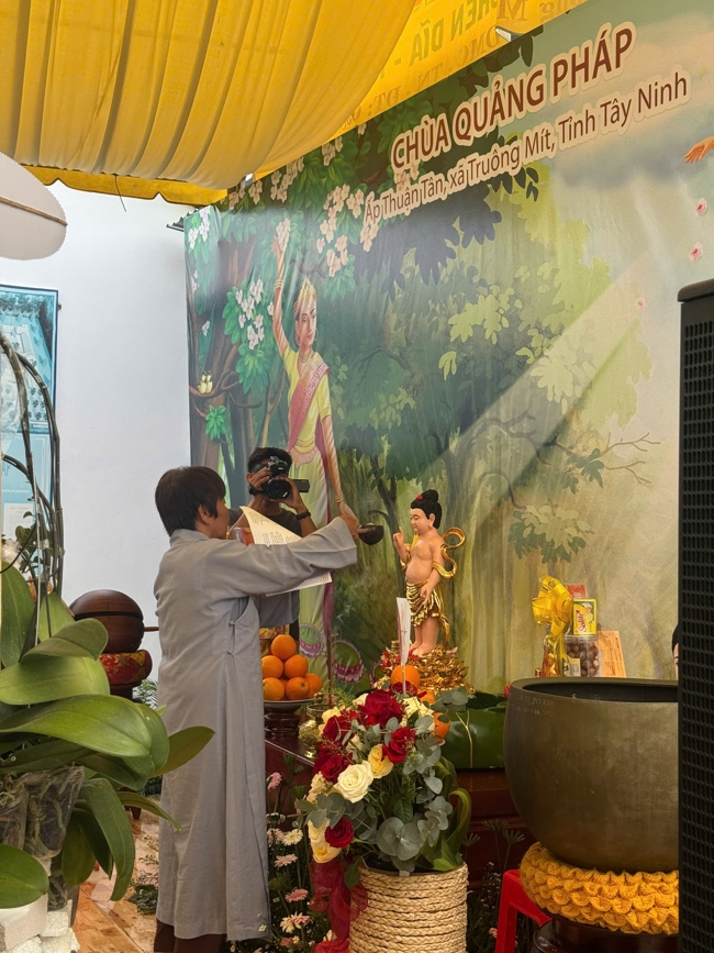 Chùa Quảng Pháp (Tây Ninh): Trang nghiêm tổ chức Đại lễ Phật đản PL.2570-DL.2026.