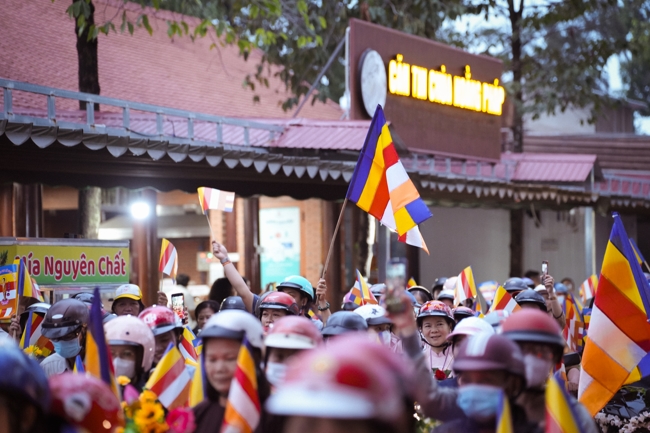 Parade with floats celebrating for the Buddha Birthday 2026