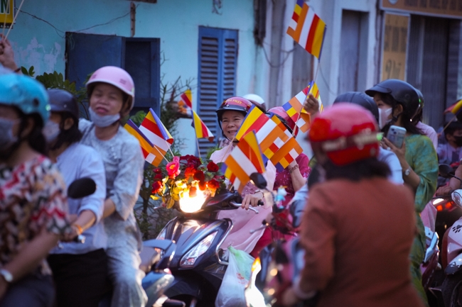 Parade with floats celebrating for the Buddha Birthday 2026