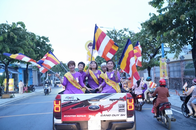 Parade with floats celebrating for the Buddha Birthday 2026