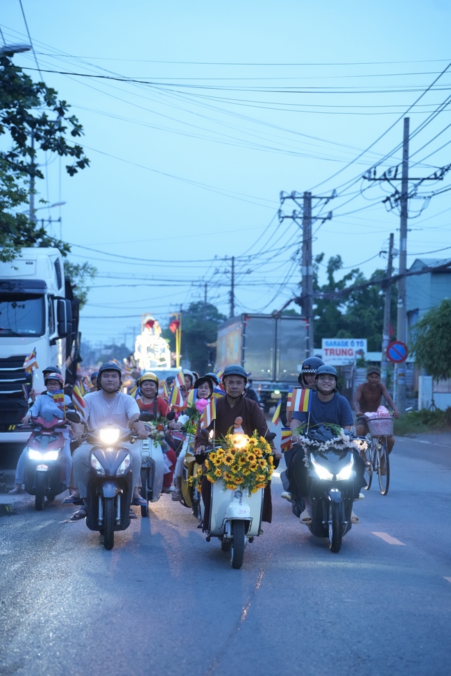 Parade with floats celebrating for the Buddha Birthday 2026