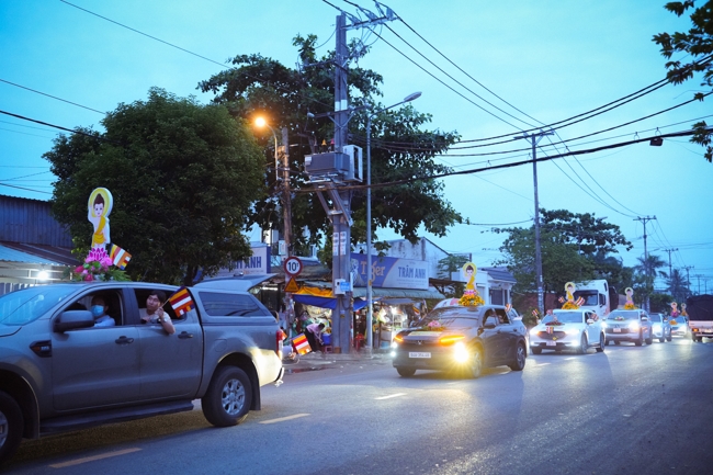 Parade with floats celebrating for the Buddha Birthday 2026