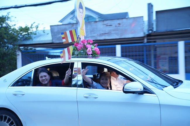 Parade with floats celebrating for the Buddha Birthday 2026