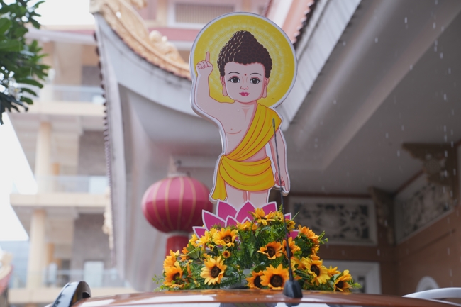 Parade with floats celebrating for the Buddha Birthday 2026
