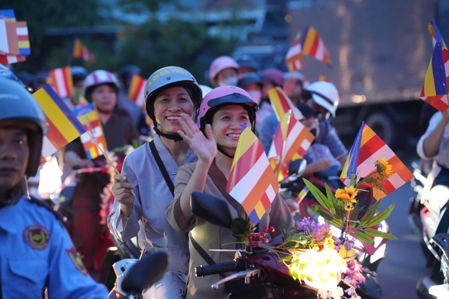 Parade with floats celebrating for the Buddha Birthday 2026