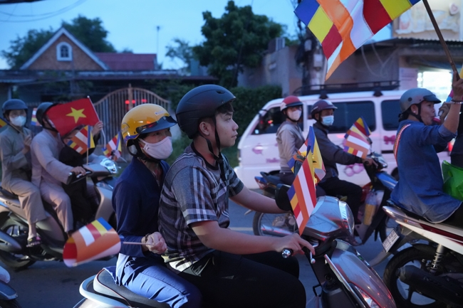 Parade with floats celebrating for the Buddha Birthday 2026