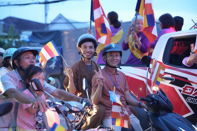Parade with floats celebrating for the Buddha Birthday 2026