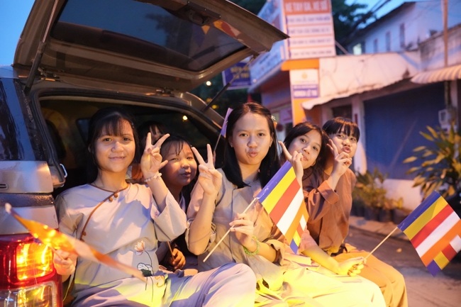 Parade with floats celebrating for the Buddha Birthday 2026