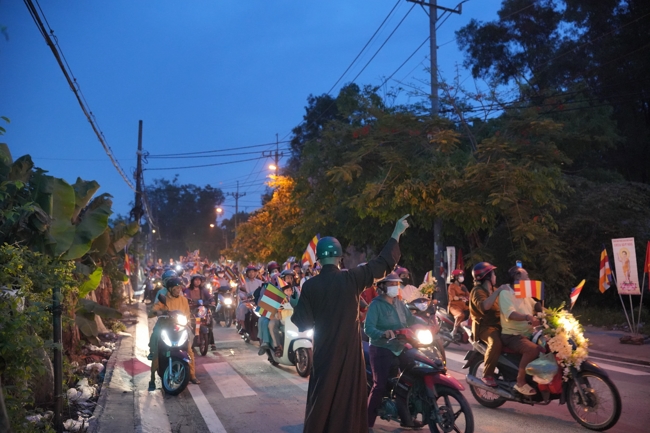 Parade with floats celebrating for the Buddha Birthday 2026