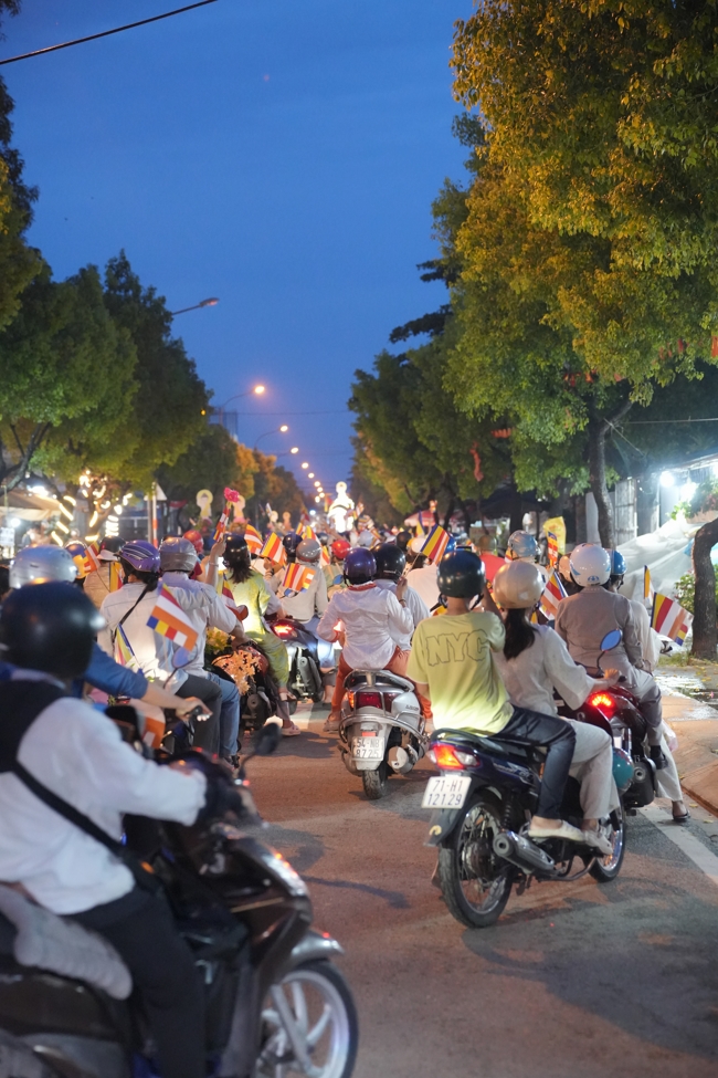 Parade with floats celebrating for the Buddha Birthday 2026