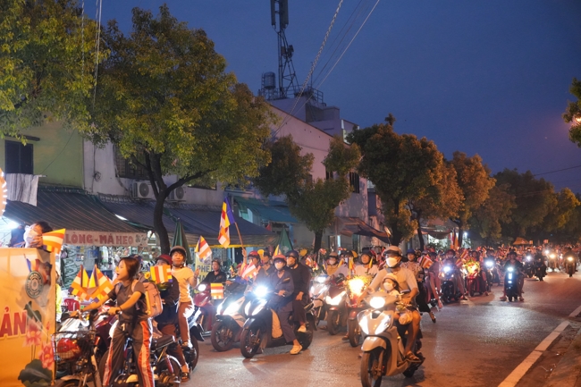 Parade with floats celebrating for the Buddha Birthday 2026
