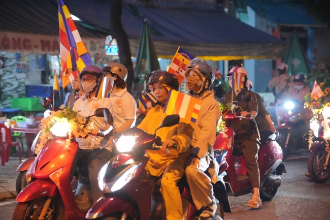 Parade with floats celebrating for the Buddha Birthday 2026