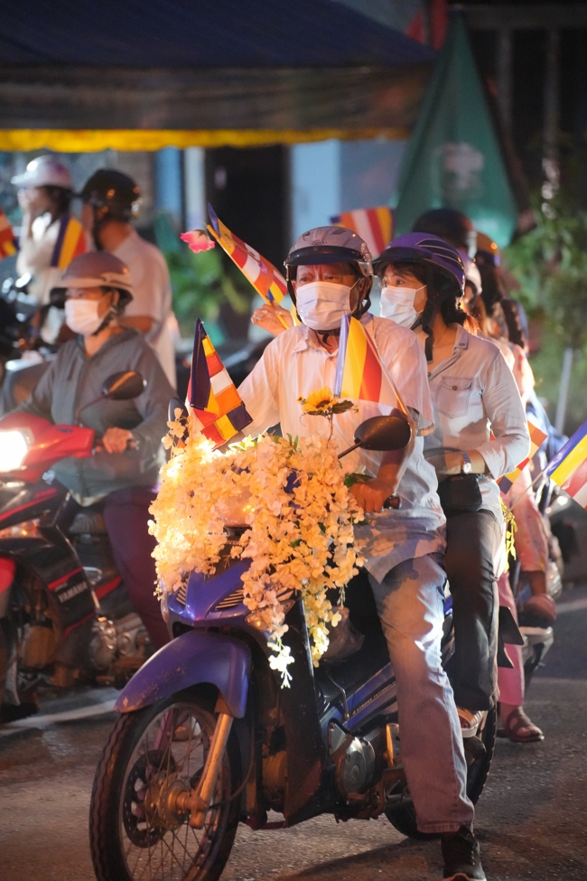 Parade with floats celebrating for the Buddha Birthday 2026