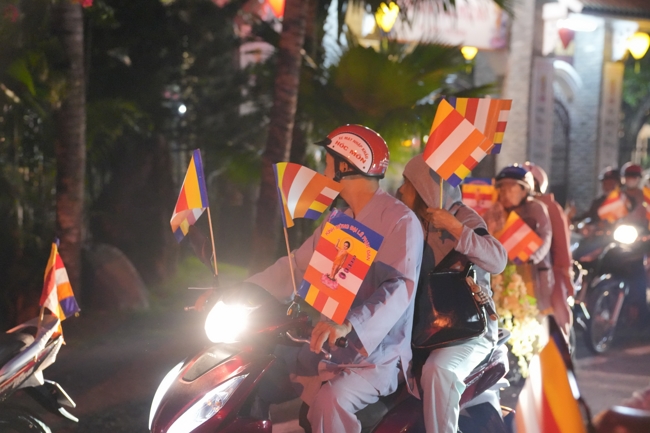 Parade with floats celebrating for the Buddha Birthday 2026