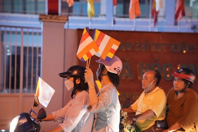 Parade with floats celebrating for the Buddha Birthday 2026
