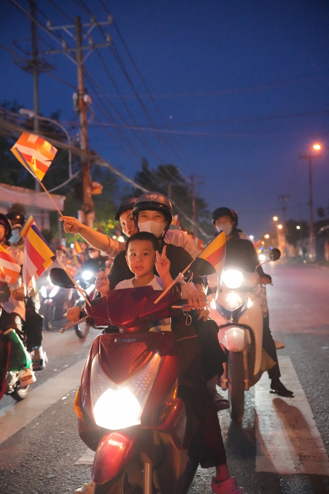 Parade with floats celebrating for the Buddha Birthday 2026