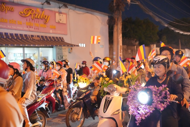 Parade with floats celebrating for the Buddha Birthday 2026