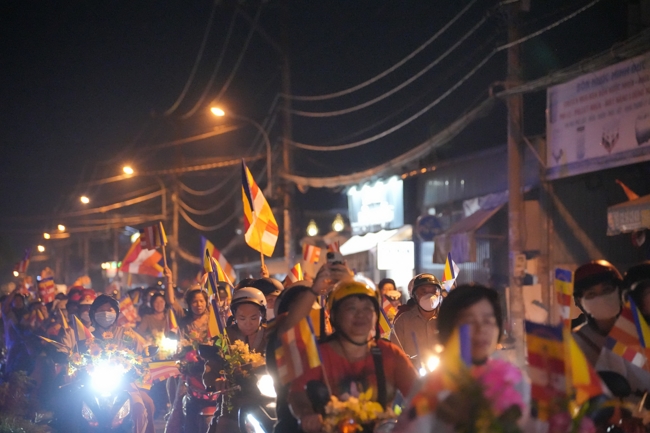 Parade with floats celebrating for the Buddha Birthday 2026