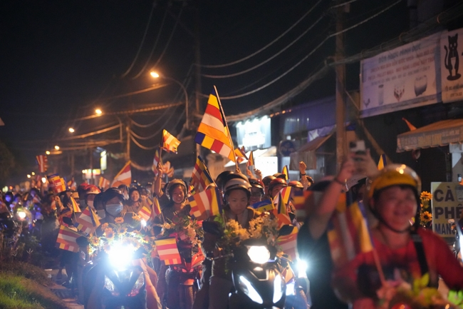 Parade with floats celebrating for the Buddha Birthday 2026