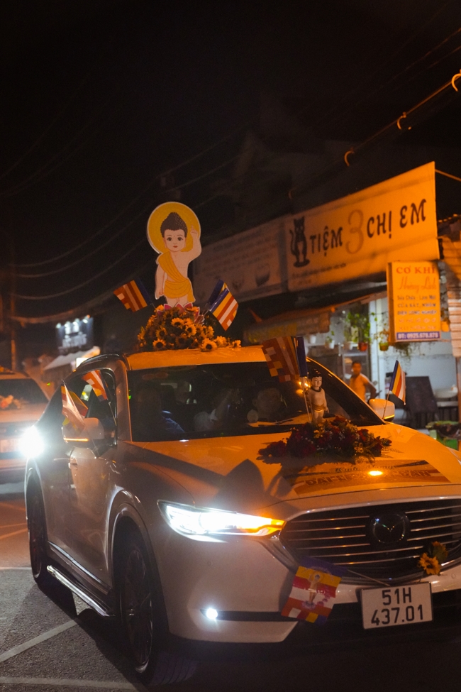 Parade with floats celebrating for the Buddha Birthday 2026