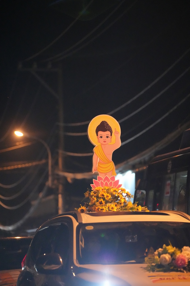 Parade with floats celebrating for the Buddha Birthday 2026
