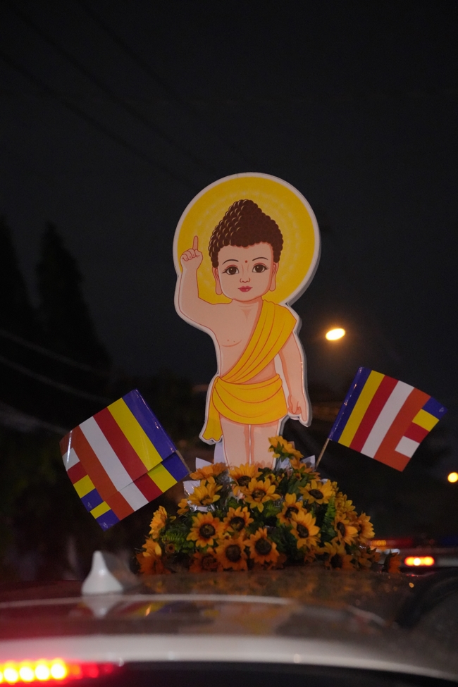 Parade with floats celebrating for the Buddha Birthday 2026
