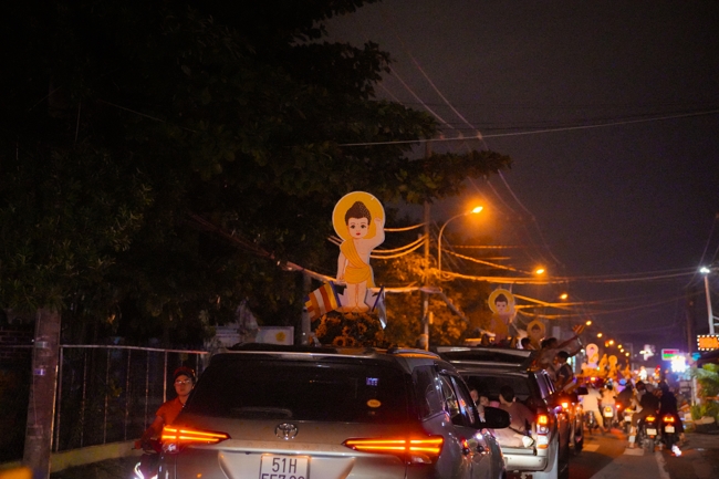 Parade with floats celebrating for the Buddha Birthday 2026