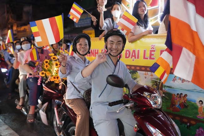 Parade with floats celebrating for the Buddha Birthday 2026