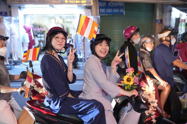 Parade with floats celebrating for the Buddha Birthday 2026