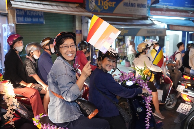 Parade with floats celebrating for the Buddha Birthday 2026