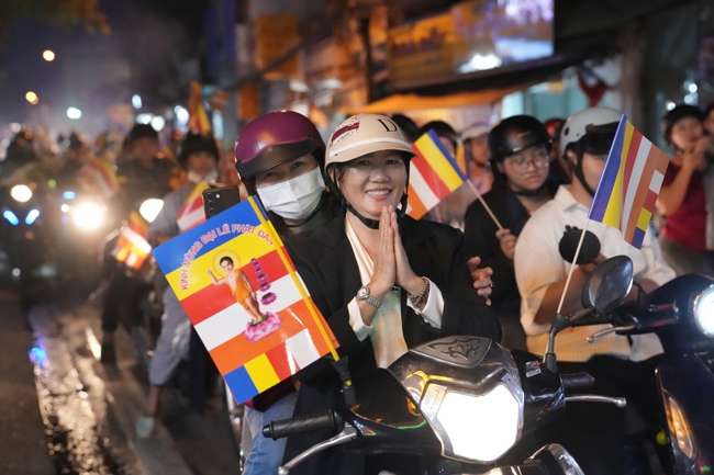 Parade with floats celebrating for the Buddha Birthday 2026