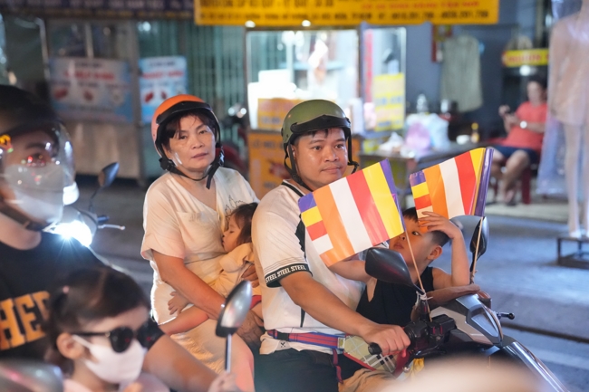 Parade with floats celebrating for the Buddha Birthday 2026